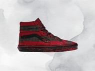 The Vans Sk8 Hi Horror Pack ''Nightmare on Elm Street Freddy Krueger'' sneakers (Image via Stock X)